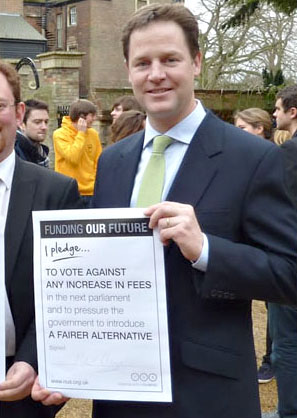 Nick Clegg - corrupt