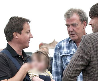 Jeremy Clarkson with David Cameron