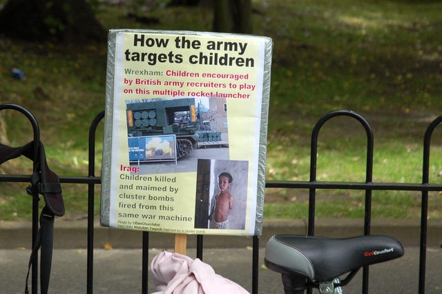 how the army targets kids