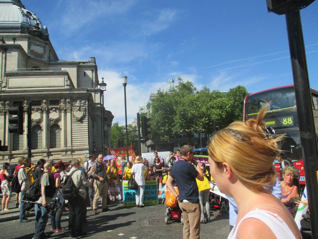Victoria Street Blocked