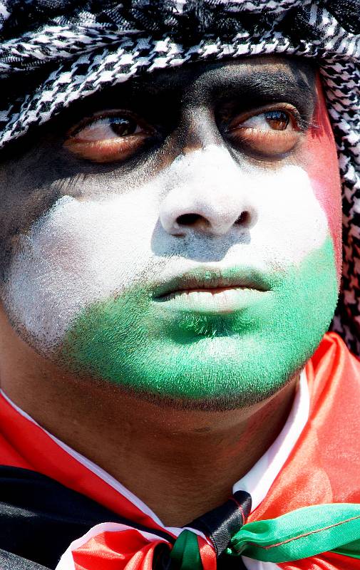 The colours of Palestinian statehood.