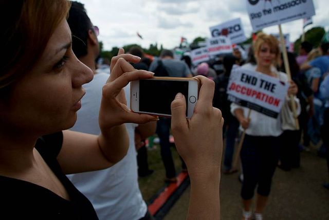 Social media, Amelia Assadi (right)