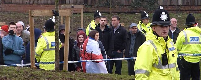 Paul at NEI/EDL demo in Sunderland 2013