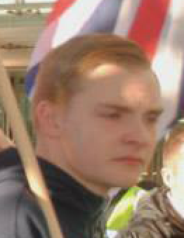 Alfie Brooks at NF remembrance demo