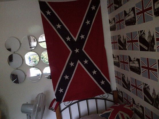 Alfies room - notice the reflection from the mirror