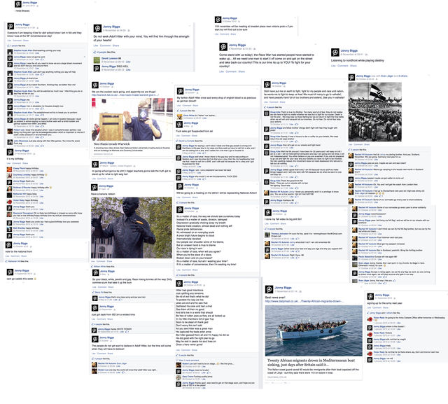 Mega archive of Alfies racist, homophobic and fascist views and other info