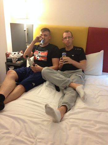 Daniel Wright with Neo-Nazi Shirt, take note of '14'