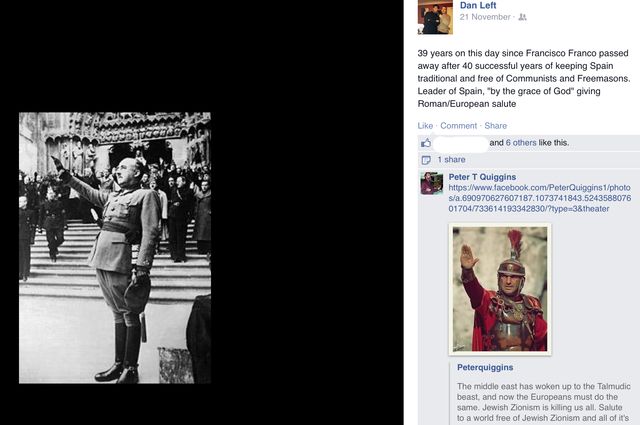 Daniels support for Franco