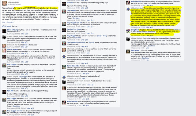 break down of conversations