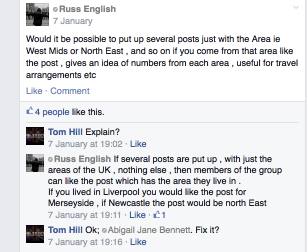 1.4) Pegida UK discuss march locations and cities (RE UPLOAD)