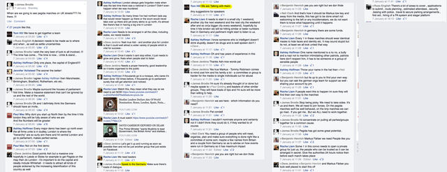 1.4) Pegida UK discuss march locations and cities (RE UPLOAD)