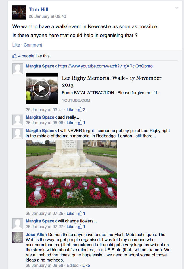 1.4) Pegida UK choose Newcastle as target