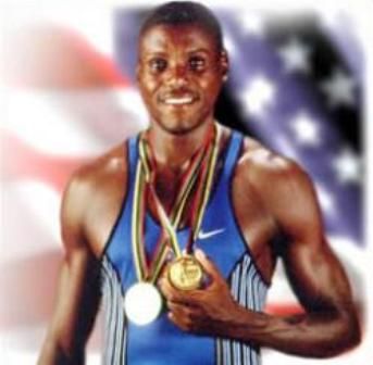Carl Lewis holder of 10 Olympic gold medals