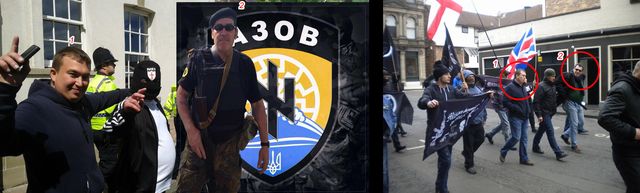 4) Craig Wallace NEI and 'Stan' Azov international italian fascist at White man