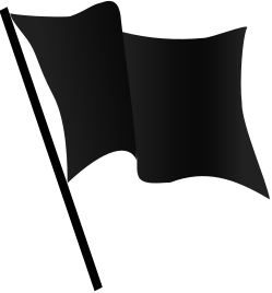 Raising the black flag...