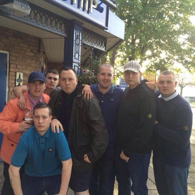 Connor McCoy (left) NEI with Simon Badham (right) (NEI)