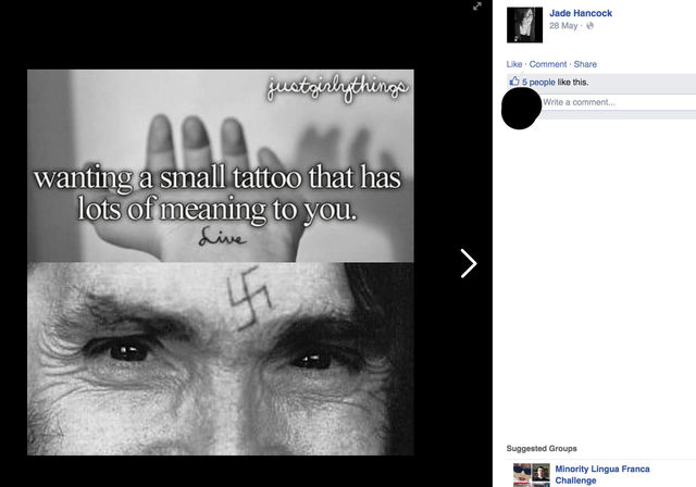 Jade's support for National Socialism