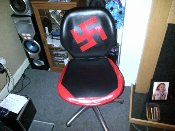 Dean Wilkinson's work chair