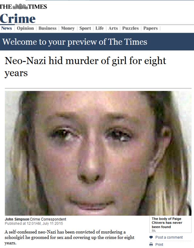 Sceenshot from The Times