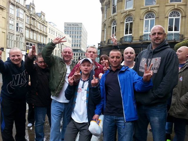 Darren at EDL/NEI demo 2014