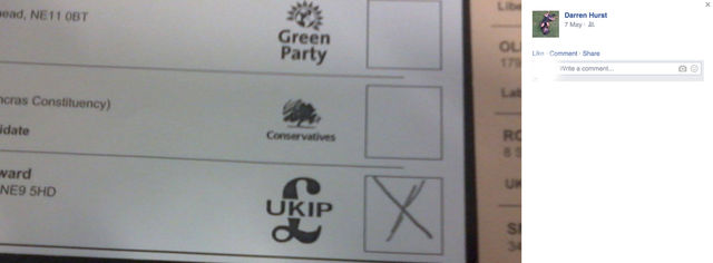 Darrens support for UKIP