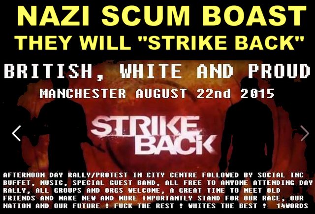 NAZI FLIER - BASTARD SCUMFUCKS!