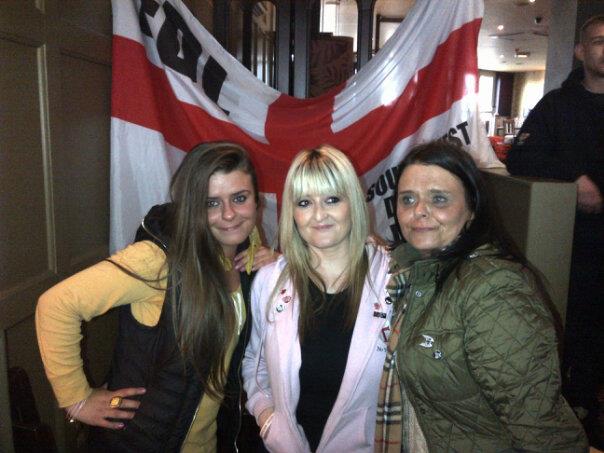 Carlie Slater and Donna Slater - North East EDL