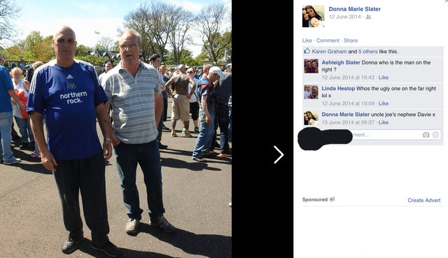 Donna gives info about her relatives attending EDL demo on 17th May 2014 Newcast