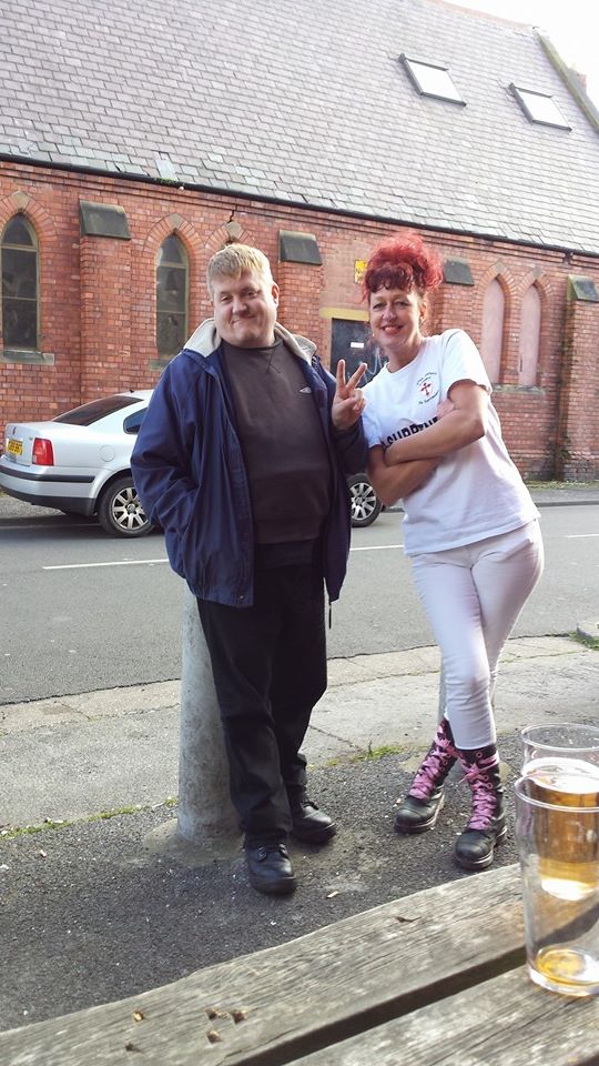 'Moxey' and Karen Graham - North East EDL