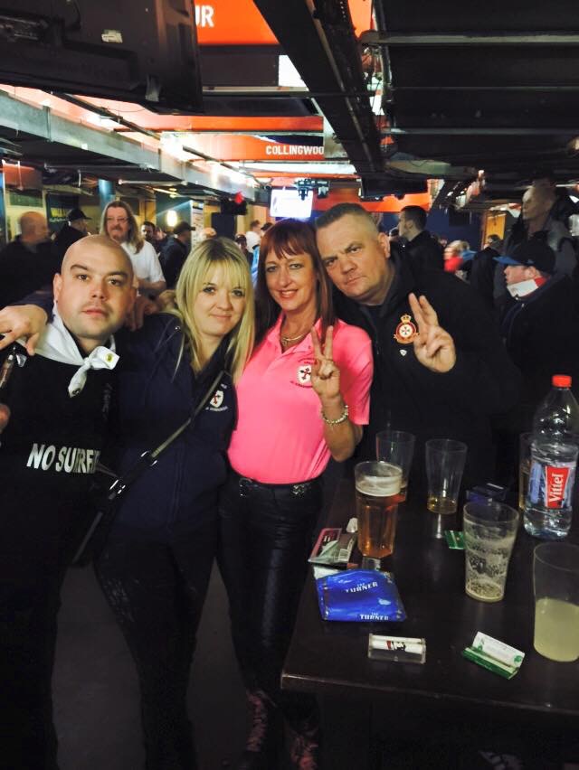 Sam Mcardie, Hollie Smallwood, Karen Graham, Paul McKenzie - North East EDL
