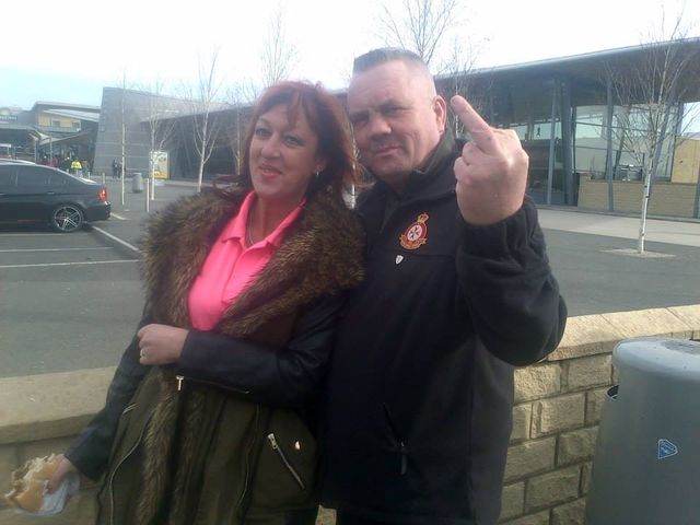 Karen Graham and Paul McKenzie - North East EDL