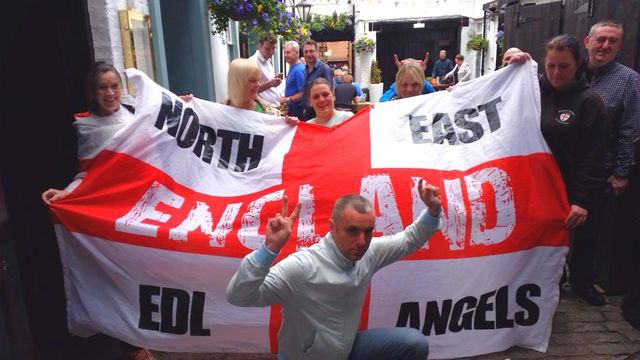 (left) Deborah Humphrey - North East EDL