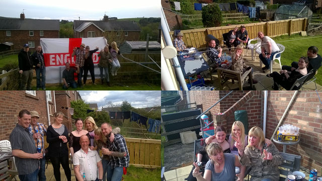 North East EDL members