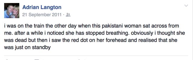 Adrian Langton's racist comments/jokes - North East EDL