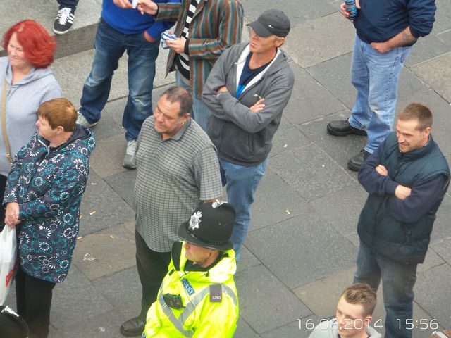 Andrew Doyle at EDL flash demo in Newcastle