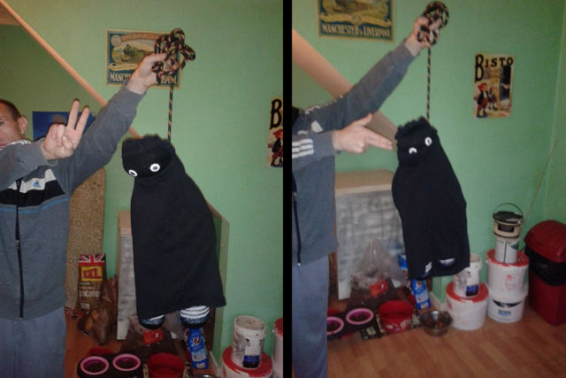 Andrew D Johnson's mock lynching