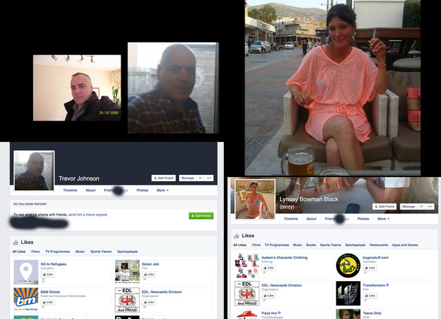 Barrie Bell's friend support North East EDL too