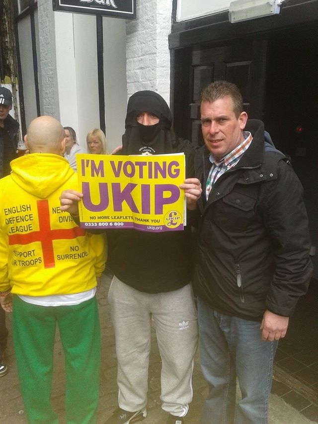 Brian Morrow at EDL meet and greet