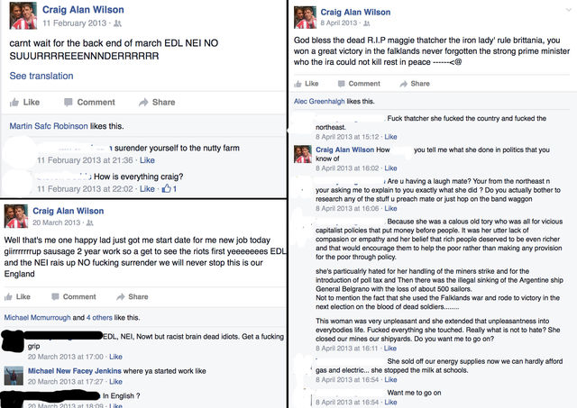 Craig Alan ‘Wilson’ Bell gets the piss taken out him by his own friends