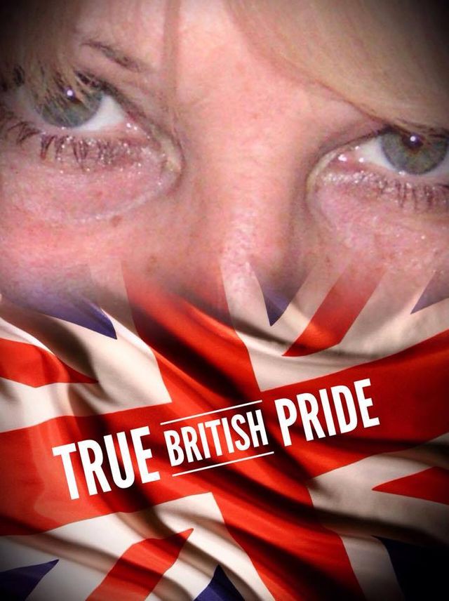 Gail Knox - North East EDL . Nothing says true british pride like a shotgun eh