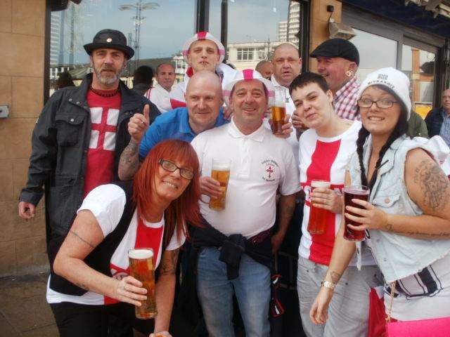 Harry Fisken with Sunderland Defence League