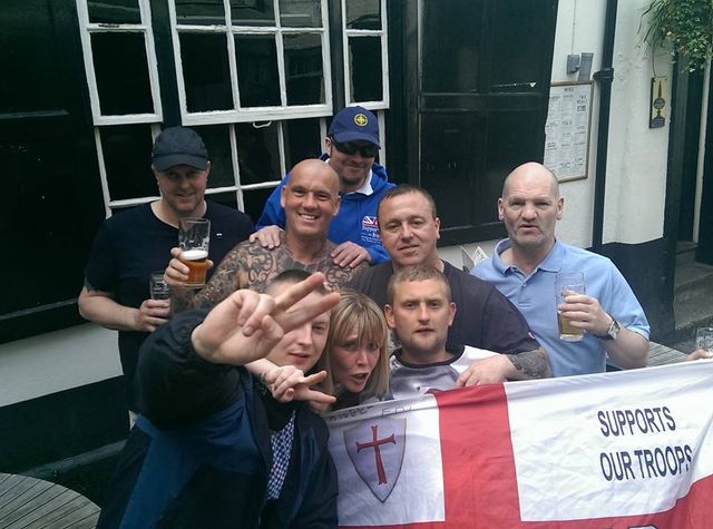 Stephen Cape at North East EDL Meet and Greet