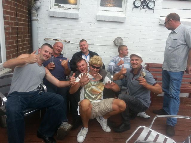 Jed Stoker Charlton with Charles Raffery and Anthony Dodds