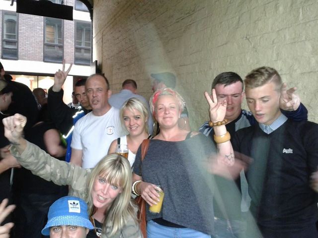 John Connolly at North East EDL meet and greet