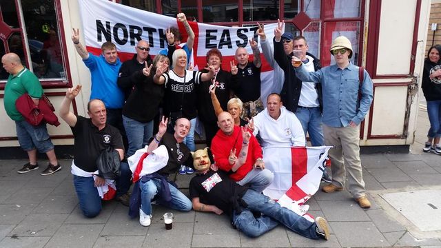 John Connolly with North East EDL