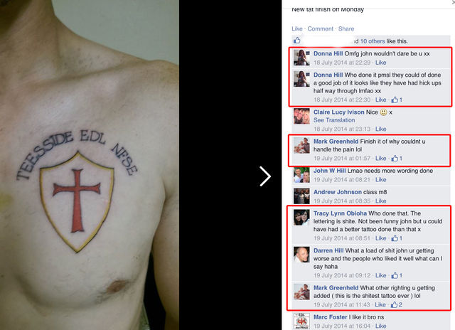 More people taking the piss out of Johns EDL involvement