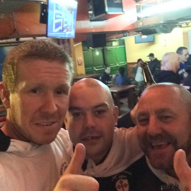 John Kerr with North East EDL at demo/meet