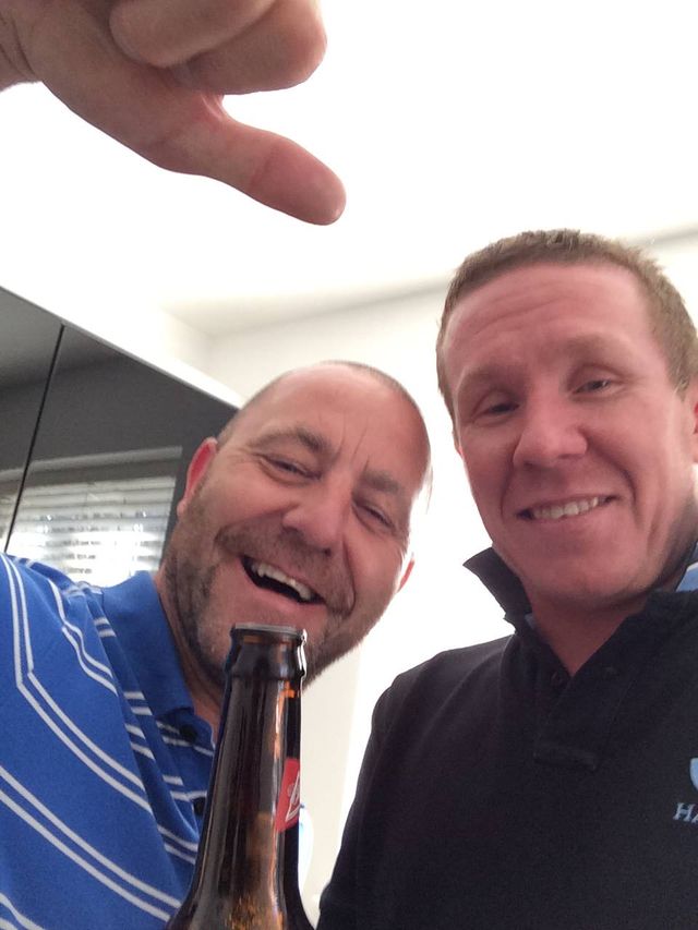 John Kerr with Gavin Dunn - North East EDL