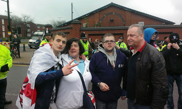 Kieron M Wright with Steven Barker at NF demo