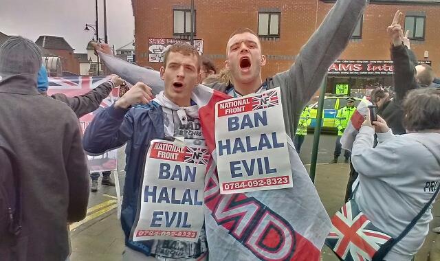 Kieron M Wright with Tommy Allan at NF demo